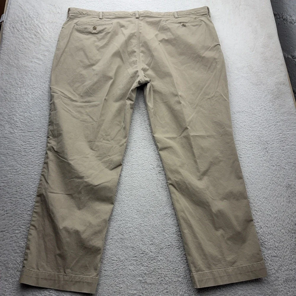 Polo Ralph Lauren Mens 50x32 Stretch Classic Fit Chino Pants Tan Khaki Twill